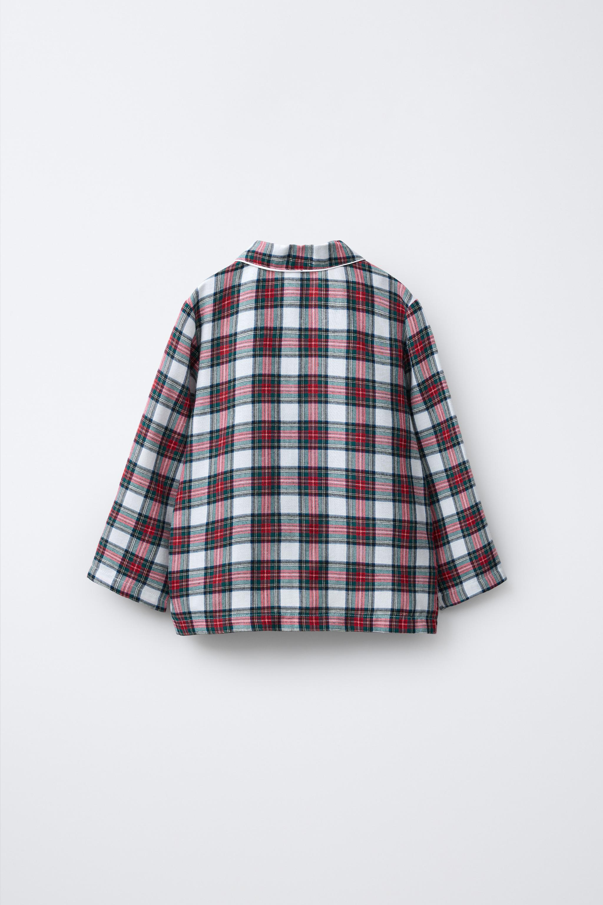3-6 YEARS / FLANNEL PLAID PAJAMAS